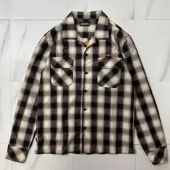 JACKROSE ジャックローズ　長袖シャツ　開襟　チェックシャツ　サイズ4