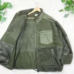 美品　ユニクロ　エンジニアードガーメンツ　コラボ　フリース　4XL　カーキ