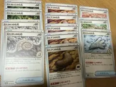 【プレイ用】ポケモンカード　古びた化石12枚のサムネイル