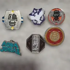 ハイキュー 校章 ピンバッジセット