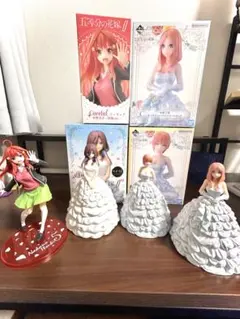 五等分の花嫁 フィギュア 4体セット＋おまけ付き