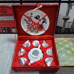 新品未使用 中国高級陶器 茶器セット 五大名窯 茶杯セット - メルカリ