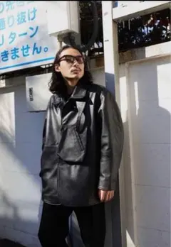 ccu RYAN THROAT LATCH JACKET SHEEP SKIN