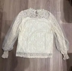 GRLレース 長袖ブラウスMサイズ