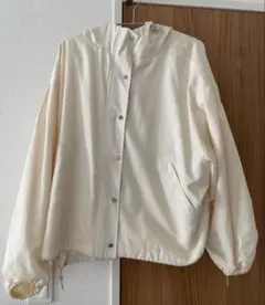 レイカズン アイボリー フード付きジャケット