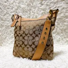 COACH signature canvas shoulder bag y2k
