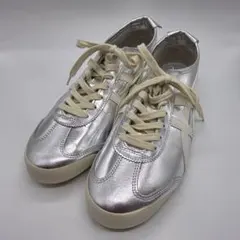 【新品同様】OnitsukaTigerオニツカタイガー メキシコ66 シルバー