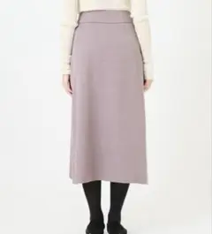 IENA イエナ　ビエラトラペーズラップスカート　40 パープル