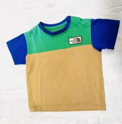 THE NORTH FACE カラーブロック Tシャツ　90cm Kelptan