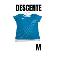 【DESCENTデサント】美品　半袖Tシャツ　スポーツ　テニス　ランニング　M