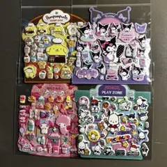 韓国限定 サンリオ マシュマロステッカー 4枚セット