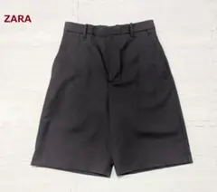 249 ZARA ブラウン ハーフパンツ　ウエスト75ｃｍ　股下28ｃｍ