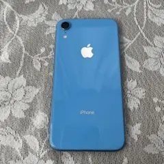 【美品】SIMフリーiPhone XR スカイブルー128GB 本体