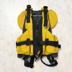 mont-bell ライフジャケット キッズ125~155cm イエロー 2着 モンベル ライフジャケット キッズ L 身長 125cm ～ 155cm