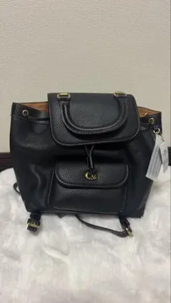 【未使用】COACH/コーチ リア バックパック 21 CH789 黒