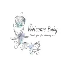 マタニティフォト ペイント アート 手書き 海 ボディシール