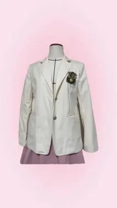 制服風ブレザー&ピンクスカート&グリーンスカート