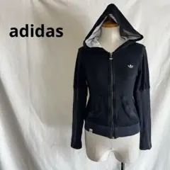 adidas アディダス トレフォイル ジップパーカー 総柄