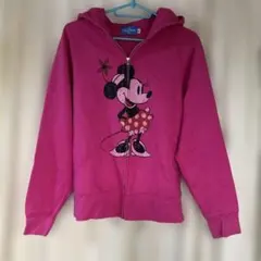 東京ディズニーリゾート ミニーちゃんパーカー ピンク　Sサイズ