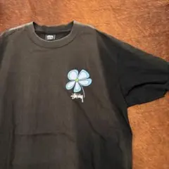 希少 鬼フェード Stussy フラワー Tシャツ ブラック 花のサムネイル