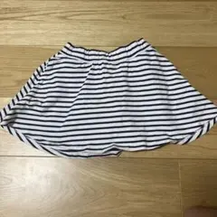 GAP KIDS ボーダー キュロット スカート S