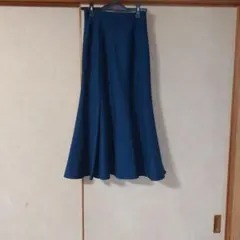 UNIQLO★ユニクロ　ダークブルー フレアロングスカート　XS