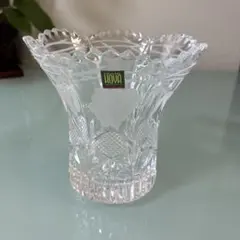 HOYA CRYSTAL ROSE BOWL 花瓶 クリスタルガラス　花器のサムネイル