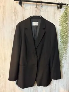 Couture Brooch ブラック テーラードジャケット