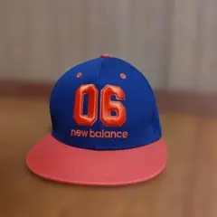 new balance キャップ 06 紺/オレンジのサムネイル