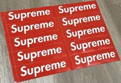Supreme ボックスロゴステッカー 10枚セット