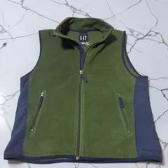 希少 99年製 OLD GAP フリースベスト 紺タグ M オールドGAP