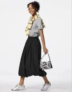 GU バブルヘムミディスカート M