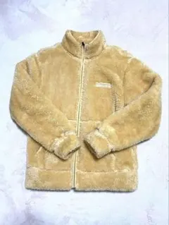 Champion フリースジャケット ベージュ　Mサイズ