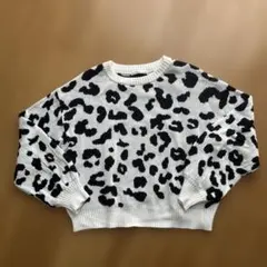 レオパード柄 ニット