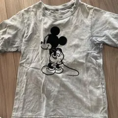 120GLOBAL WORK ミッキーマウス Tシャツ グレーのサムネイル