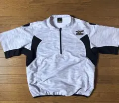 Mizuno Pro ハーフジップ 半袖 トレーニングウェア S