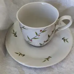 九谷青山　カップ&ソーサーセット　４客