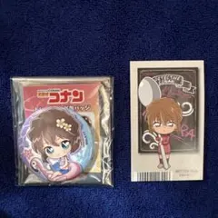 名探偵コナン　灰原哀　缶バッジ　おまけ付き