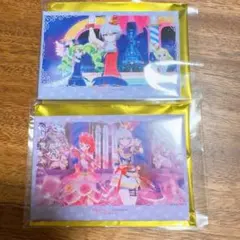 アイカツ×プリパラ ライブ缶バッジ 紫京院ひびき 2点セットのサムネイル