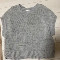 niko and ... グレー ニットベスト L
