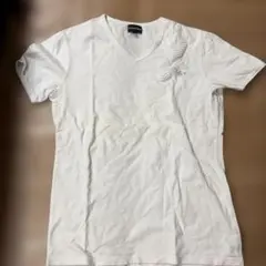 Emporio Armani Vネック Tシャツ XXL ホワイト
