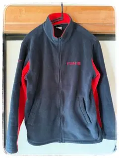 Nike フリースジャケット M 黒/赤