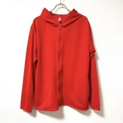 ✨良品✨ グリマー【L】ジップアップパーカー メッシュ シンプル 通気性 羽織り