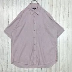 city boyストライプ 半袖 シャツ ボックスシルエット オーバーサイズ