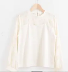 MAJESTIC LEGON スリーブ　ブラウス　フラワー