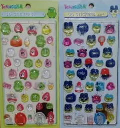 たまごっちのボンボンドロップシール3Dステッカー2枚セット