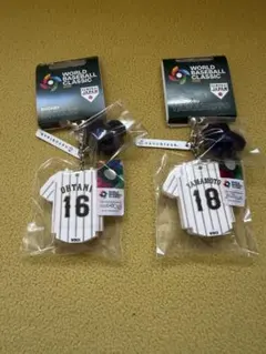 大谷翔平】WBC ナノブロック ユニフォーム＆ヘルメットキーホルダー