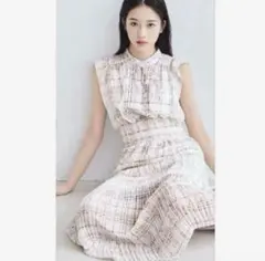 SNIDEL sustainable フリルワンピース　0