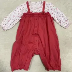 MIKIHOUSE フラワープリントロンパース