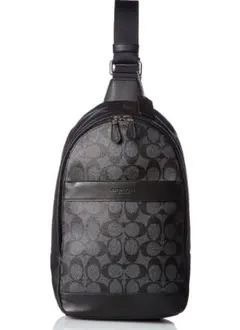 【未使用】コーチ　COACH ボディーバッグ  シグネチャー　ブラック